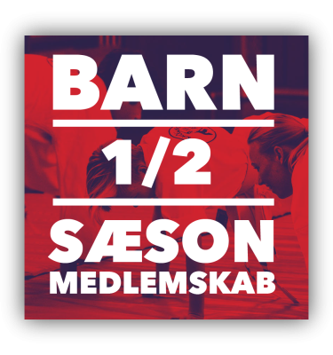 Barn halvt sæson medlemskab