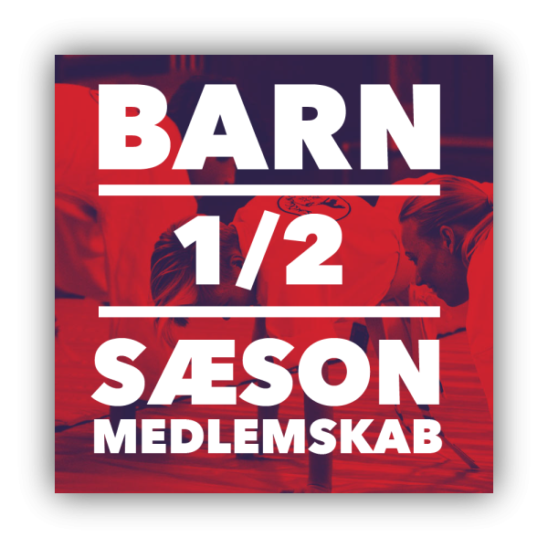 Barn halvt sæson medlemskab
